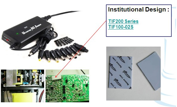 TIF導熱硅膠片|導熱絕緣片應用于Server Power電源轉換器